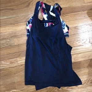 Lululemon workout tank with sports bra